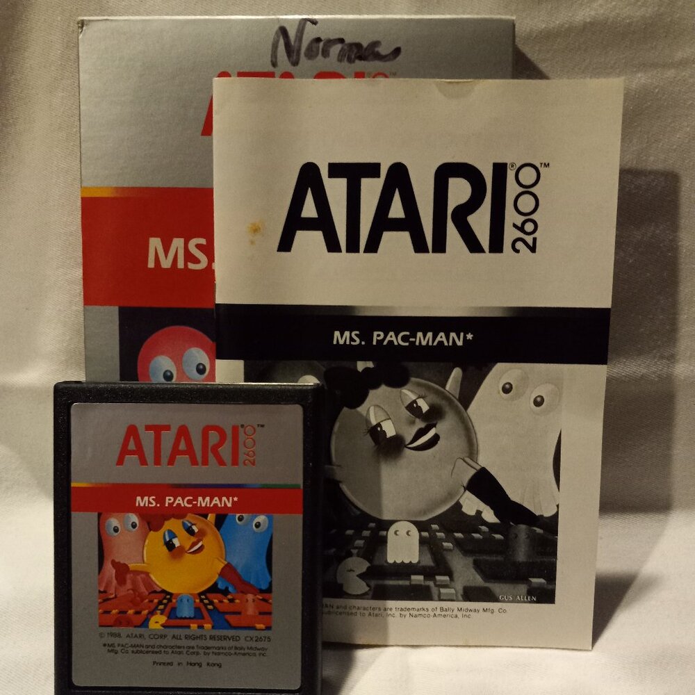 MS. PAC-MAN CIB - ATARI 2600 UN-Tested - Picture 6 of 6